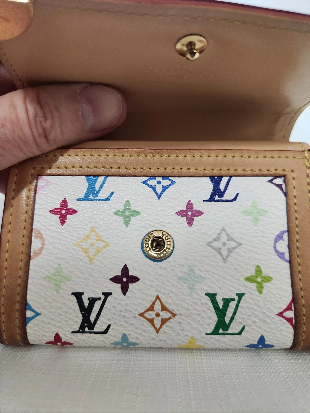 Louis Vuitton Takashi Murakami  Multicolor Small Wallet